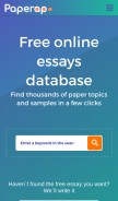 How paperap.com looks like on a mobile device such as an iPhone.