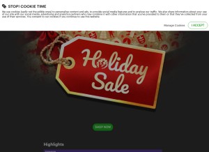 How paradoxplaza.com looks like on a tablet such as an iPad.