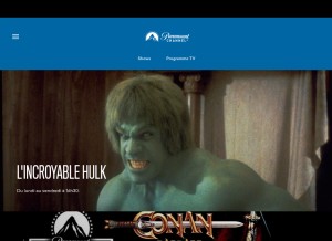 How paramountnetwork.com looks like on a tablet such as an iPad.