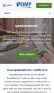 How parcelstream.com looks like on a mobile device such as an iPhone.
