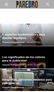 How paredro.com looks like on a mobile device such as an iPhone.