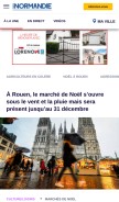 How paris-normandie.fr looks like on a mobile device such as an iPhone.