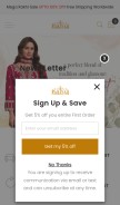 How parivarceremony.com looks like on a mobile device such as an iPhone.