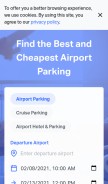 How parkingaccess.com looks like on a mobile device such as an iPhone.