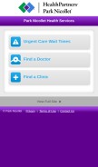 How parknicollet.com looks like on a mobile device such as an iPhone.
