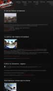 How parkour.pt looks like on a mobile device such as an iPhone.