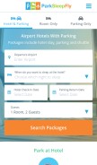 How parksleepfly.com looks like on a mobile device such as an iPhone.