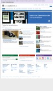 How parliament.uk looks like on a mobile device such as an iPhone.