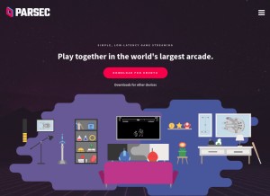 How parsecgaming.com looks like on a tablet such as an iPad.