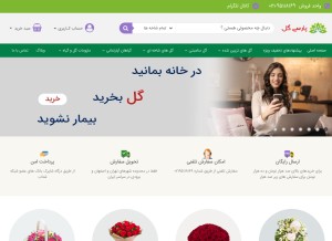 How parsigol.com looks like on a tablet such as an iPad.