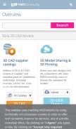 How partcommunity.com looks like on a mobile device such as an iPhone.