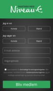 How partnermedniveau.dk looks like on a mobile device such as an iPhone.