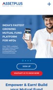 How partners.assetplus.in looks like on a mobile device such as an iPhone.