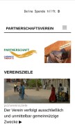 How partnerschaft-chemnitz-timbuktu.de looks like on a mobile device such as an iPhone.