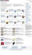 How partnersinrhyme.com looks like on a mobile device such as an iPhone.