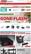 How parts-express.com looks like on a mobile device such as an iPhone.
