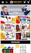 How partyking.no looks like on a mobile device such as an iPhone.