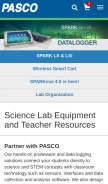 How pasco.com looks like on a mobile device such as an iPhone.