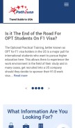 How path2usa.com looks like on a mobile device such as an iPhone.