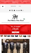 How paulmalone.com looks like on a mobile device such as an iPhone.