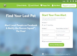 How pawboost.com looks like on a tablet such as an iPad.
