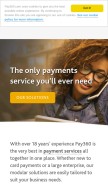How pay360.com looks like on a mobile device such as an iPhone.