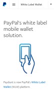 How paydiant.com looks like on a mobile device such as an iPhone.