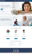 How payflex.com looks like on a mobile device such as an iPhone.
