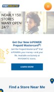 How payomatic.com looks like on a mobile device such as an iPhone.