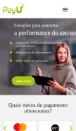 How payulatam.com looks like on a mobile device such as an iPhone.
