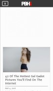 How pbh2.com looks like on a mobile device such as an iPhone.