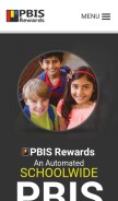 How pbisrewards.com looks like on a mobile device such as an iPhone.