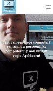 How pc-opruimen.nl looks like on a mobile device such as an iPhone.