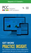 How pcc.com looks like on a mobile device such as an iPhone.