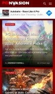 How pcinvasion.com looks like on a mobile device such as an iPhone.