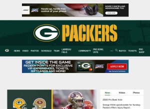 How pckrs.com looks like on a tablet such as an iPad.