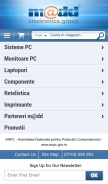 How pcmadd.com looks like on a mobile device such as an iPhone.
