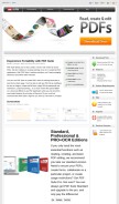 How pdf-suite.com looks like on a mobile device such as an iPhone.