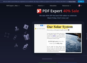 How pdfexpert.com looks like on a tablet such as an iPad.