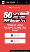 How pdfreaderpro.com looks like on a mobile device such as an iPhone.