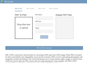 How pdftopng.org looks like on a tablet such as an iPad.