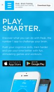 How peak.net looks like on a mobile device such as an iPhone.
