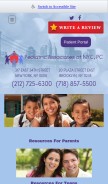 How pediatricassociatesnyc.com looks like on a mobile device such as an iPhone.