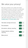 How peeblesshirenews.com looks like on a mobile device such as an iPhone.