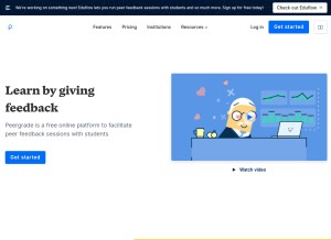 How peergrade.io looks like on a tablet such as an iPad.