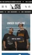 How penkmatters.com looks like on a mobile device such as an iPhone.