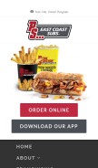 How penn-station.com looks like on a mobile device such as an iPhone.