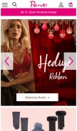 How penti.com looks like on a mobile device such as an iPhone.