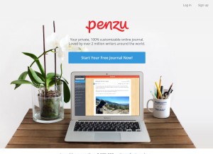 How penzu.com looks like on a tablet such as an iPad.