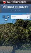 How peoriacounty.org looks like on a mobile device such as an iPhone.